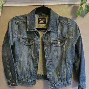 Children's Place Kid's Denim Jacket Unisex (M, 7/8)